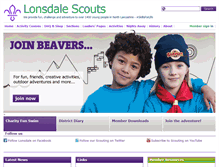 Tablet Screenshot of lonsdalescouts.org.uk